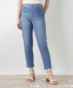 Leilian / レリアン その他パンツ | デニム風プリントパンツ