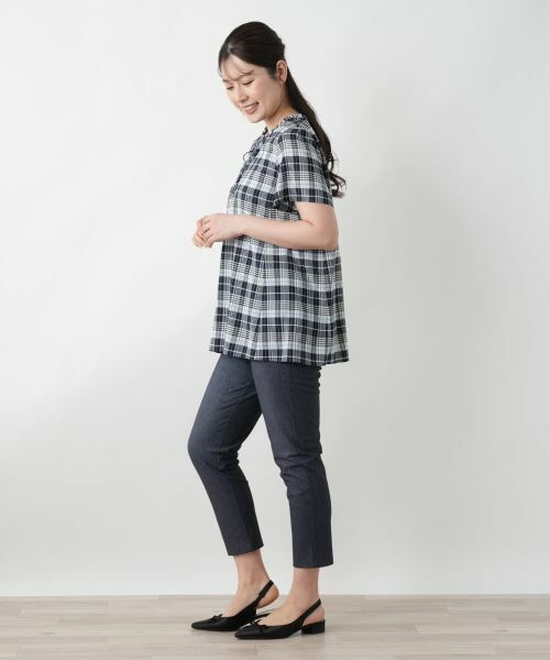 Leilian / レリアン その他パンツ | デニム風プリントパンツ | 詳細5