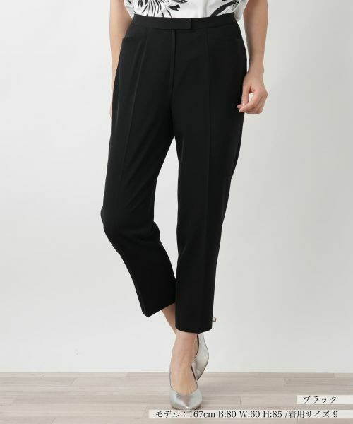 Leilian / レリアン その他パンツ | クロップドパンツ(ブラック)