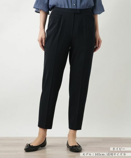 Leilian/レリアン クロップドパンツ ネイビー 11(L)