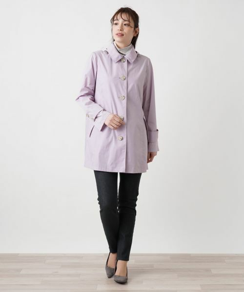 Leilian / レリアン その他アウター | フードステンカラーコート | 詳細1