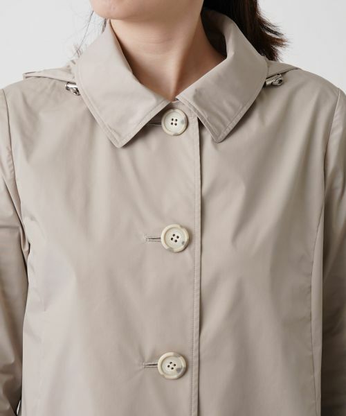 Leilian / レリアン その他アウター | フードステンカラーコート | 詳細11