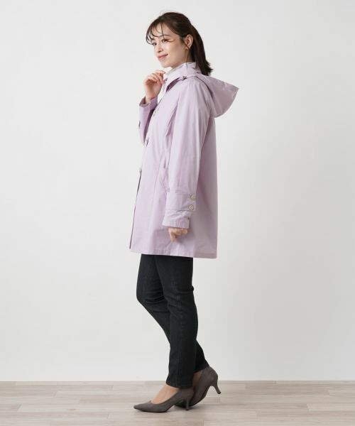 Leilian / レリアン その他アウター | フードステンカラーコート | 詳細2
