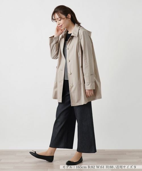 Leilian / レリアン その他アウター | フードステンカラーコート | 詳細4