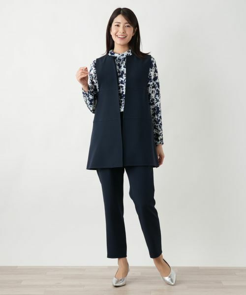 Leilian / レリアン テーラードジャケット | Aラインベスト | 詳細1