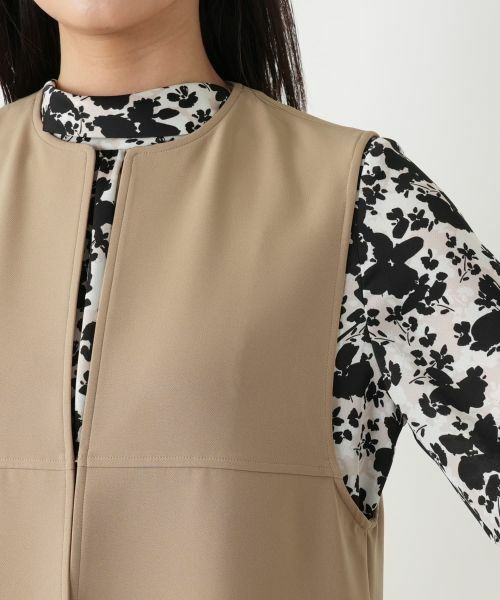 Leilian / レリアン テーラードジャケット | Aラインベスト | 詳細13