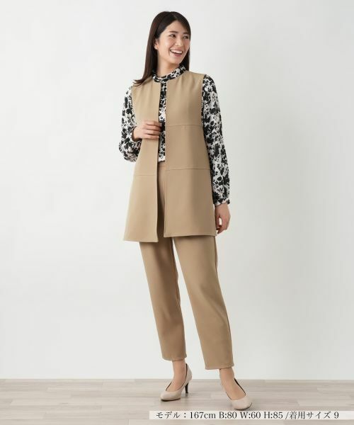 Leilian / レリアン テーラードジャケット | Aラインベスト | 詳細4