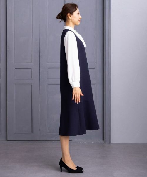 Leilian / レリアン ロング・マキシ丈ワンピース | 洗えるジャンパースカート | 詳細13