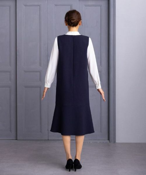 Leilian / レリアン ロング・マキシ丈ワンピース | 洗えるジャンパースカート | 詳細14