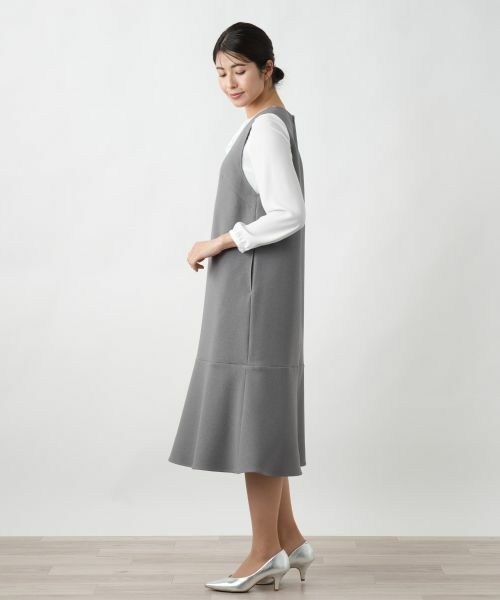 Leilian / レリアン ロング・マキシ丈ワンピース | 洗えるジャンパースカート | 詳細2