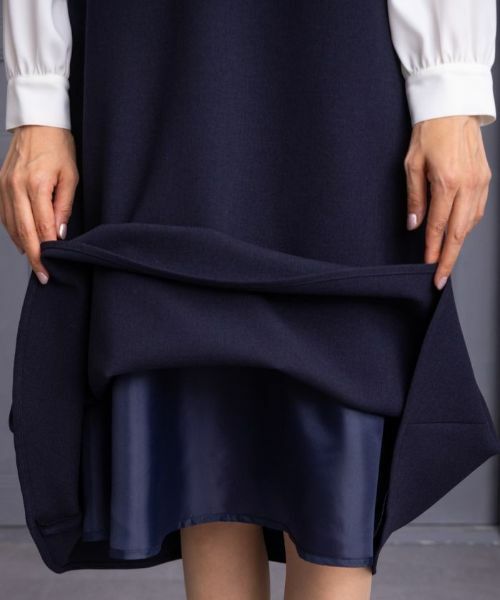 Leilian / レリアン ロング・マキシ丈ワンピース | 洗えるジャンパースカート | 詳細21