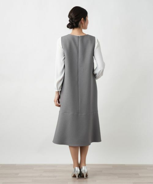 Leilian / レリアン ロング・マキシ丈ワンピース | 洗えるジャンパースカート | 詳細3