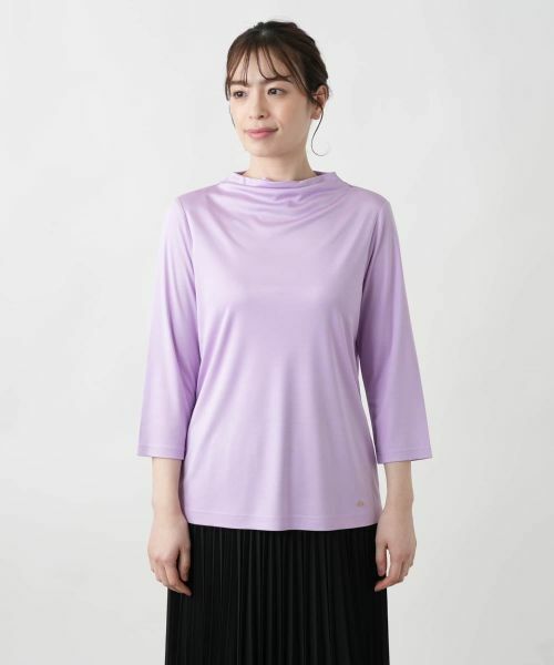 Leilian / レリアン カットソー | ドレープネックカットソー | 詳細13
