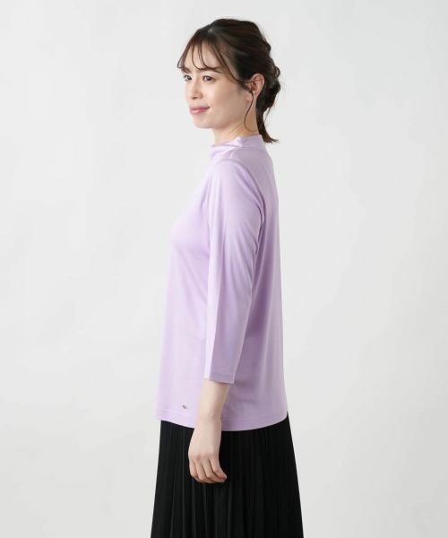 Leilian / レリアン カットソー | ドレープネックカットソー | 詳細14