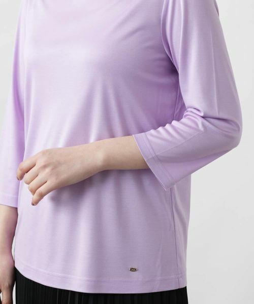 Leilian / レリアン カットソー | ドレープネックカットソー | 詳細18