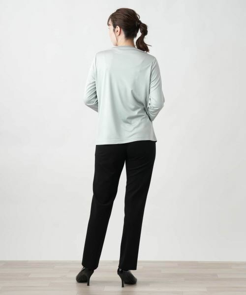 Leilian / レリアン カットソー | ドレープネックカットソー | 詳細6