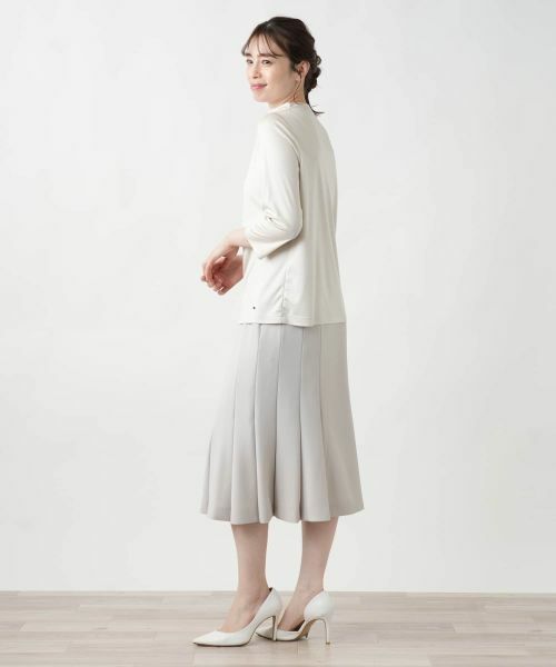 Leilian / レリアン カットソー | ドレープネックカットソー | 詳細8