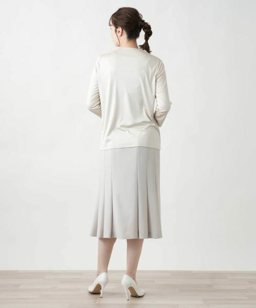 Leilian / レリアン カットソー | ドレープネックカットソー | 詳細9