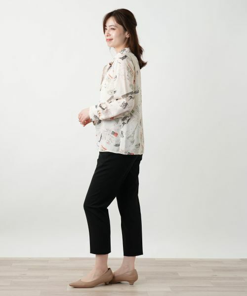 Leilian / レリアン シャツ・ブラウス | プリントボウタイブラウス【Leilian WHITE LABEL】 | 詳細2