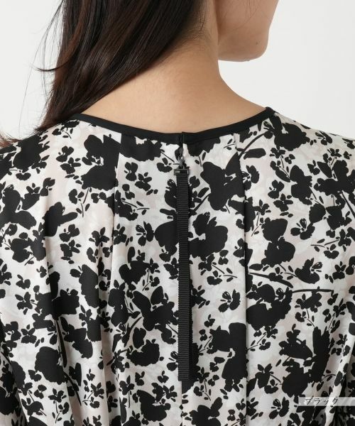 Leilian / レリアン ドレス | プリントフレアワンピース【Leilian WHITE LABEL】 | 詳細12