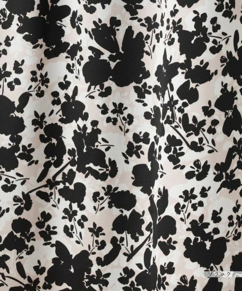 Leilian / レリアン ドレス | プリントフレアワンピース【Leilian WHITE LABEL】 | 詳細17