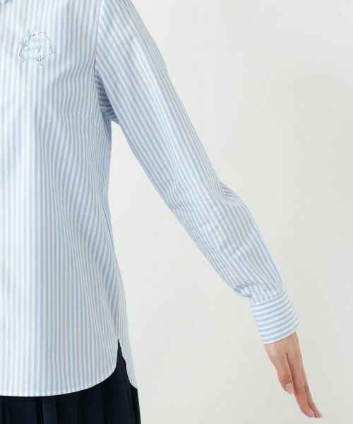 セール】 ストライプシャツ【Leilian WHITE LABEL】 （シャツ