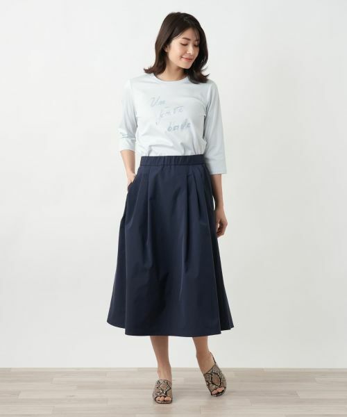 Leilian / レリアン ミニ・ひざ丈スカート | フレアスカート【Leilian WHITE LABEL】 | 詳細1