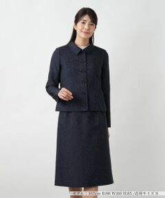 美品　レリアン　カシミヤ１００％　スカート　セットアップスーツ　ブラウン　９ セール】 Leilian / レリアン （レディース） スーツ（条件