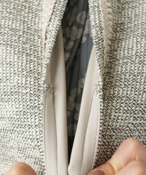 Leilian / レリアン テーラードジャケット | ツイードニットジャケット【セレモニー】【Leilian WHITE LABEL】 | 詳細12