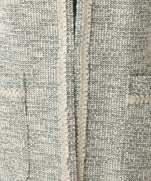Leilian / レリアン テーラードジャケット | ツイードニットジャケット【セレモニー】【Leilian WHITE LABEL】 | 詳細14