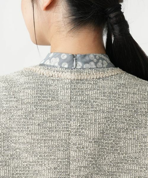 Leilian / レリアン テーラードジャケット | ツイードニットジャケット【セレモニー】【Leilian WHITE LABEL】 | 詳細8