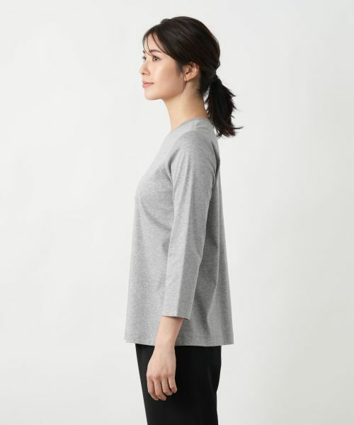 Leilian / レリアン Tシャツ | フラワーモチーフカットソー【Leilian WHITE LABEL】 | 詳細8