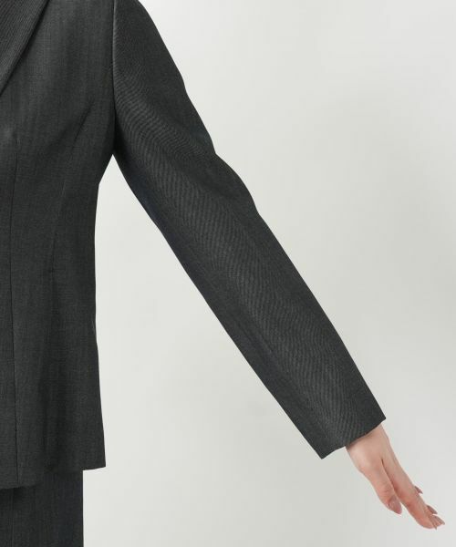 Leilian / レリアン テーラードジャケット | ノッチドラペルブレザー【Leilian WHITE LABEL】 | 詳細10
