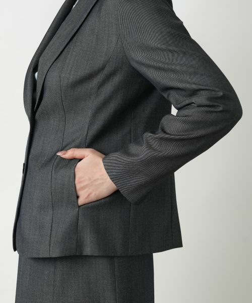 Leilian / レリアン テーラードジャケット | ノッチドラペルブレザー【Leilian WHITE LABEL】 | 詳細11