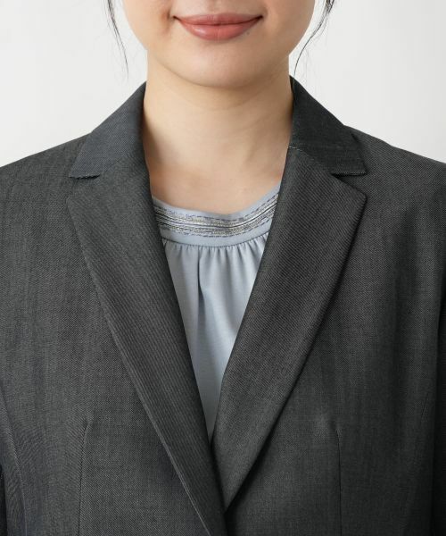 Leilian / レリアン テーラードジャケット | ノッチドラペルブレザー【Leilian WHITE LABEL】 | 詳細7