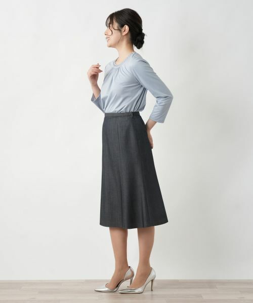 Leilian / レリアン ミニ・ひざ丈スカート | ミディスカート【Leilian WHITE LABEL】 | 詳細2