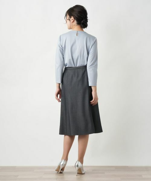 Leilian / レリアン ミニ・ひざ丈スカート | ミディスカート【Leilian WHITE LABEL】 | 詳細3