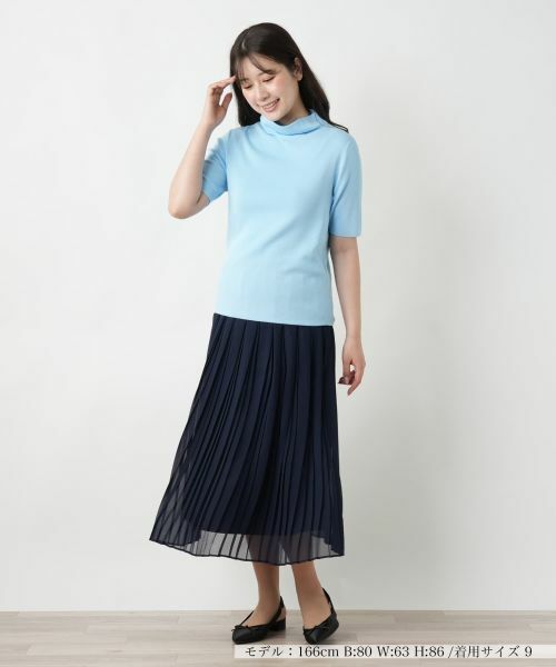 新品】Leilian レリアン カシミヤタートルネックセーター 大きい