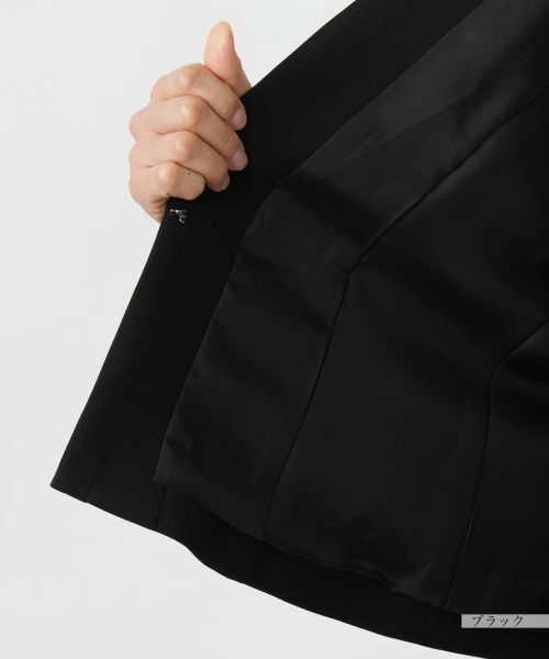 Leilian / レリアン テーラードジャケット | ノーカラージャケット【Leilian WHITE LABEL】 | 詳細17