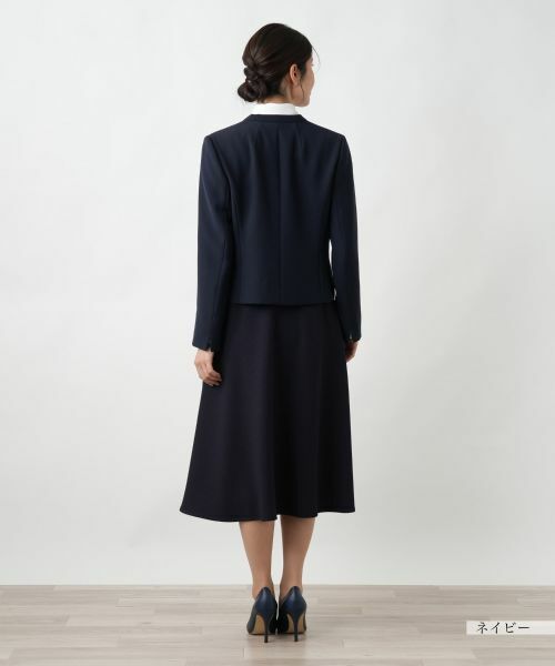 Leilian / レリアン テーラードジャケット | ノーカラージャケット【Leilian WHITE LABEL】 | 詳細3