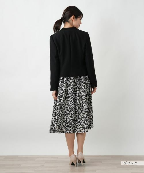 Leilian / レリアン テーラードジャケット | ノーカラージャケット【Leilian WHITE LABEL】 | 詳細6