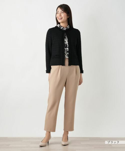 Leilian / レリアン テーラードジャケット | フリンジジャケット | 詳細1