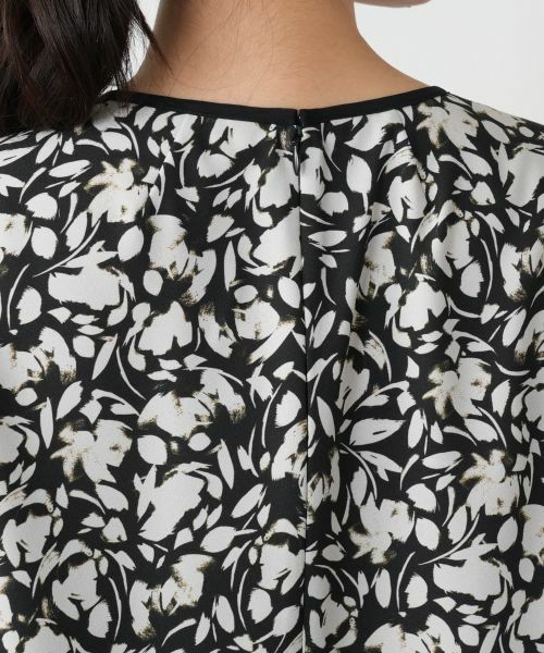 Leilian / レリアン シャツ・ブラウス | フラワー柄リボンブラウス【Leilian WHITE LABEL】 | 詳細11