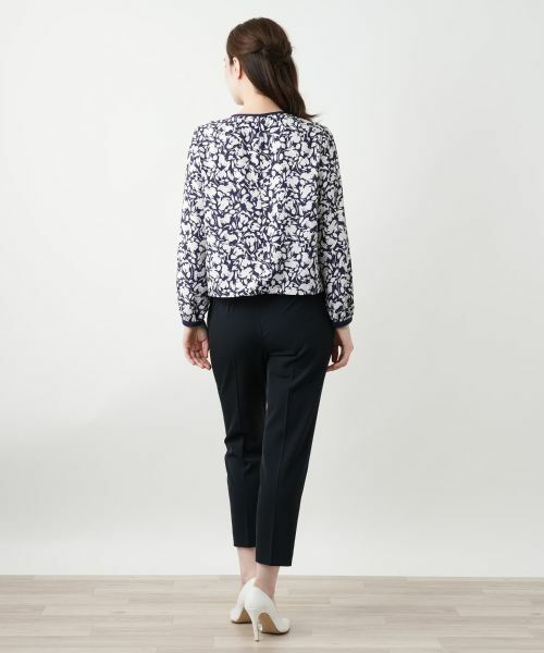 Leilian / レリアン シャツ・ブラウス | フラワー柄リボンブラウス【Leilian WHITE LABEL】 | 詳細3