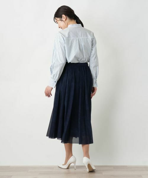 Leilian / レリアン ミニ・ひざ丈スカート | フレアスカート【Leilian WHITE LABEL】 | 詳細3