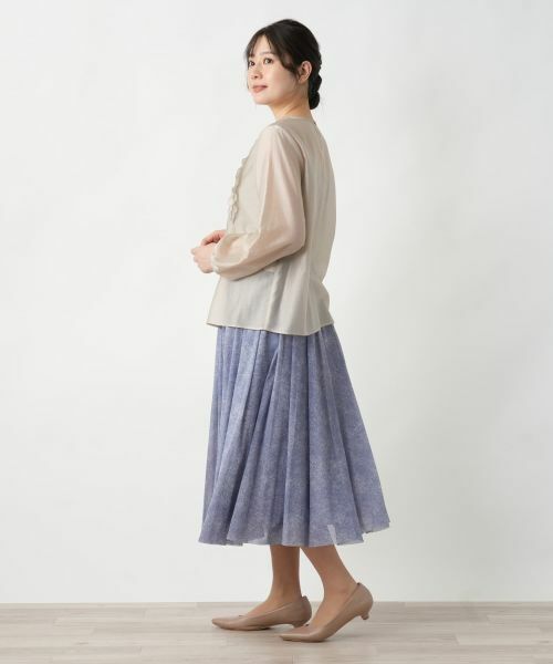 Leilian / レリアン ミニ・ひざ丈スカート | フレアスカート【Leilian WHITE LABEL】 | 詳細5