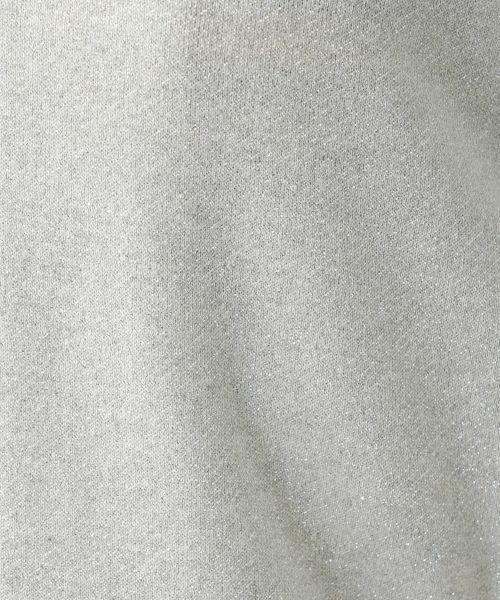 Leilian / レリアン スウェット | ラメジップパーカ【Leilian WHITE LABEL】 | 詳細15