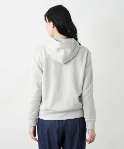 Leilian / レリアン スウェット | ラメジップパーカ【Leilian WHITE LABEL】 | 詳細9