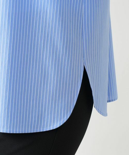 Leilian / レリアン シャツ・ブラウス | 刺繍ストライプシャツ | 詳細14