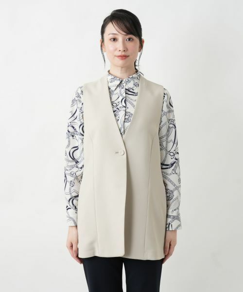 Leilian / レリアン テーラードジャケット | ベスト | 詳細7